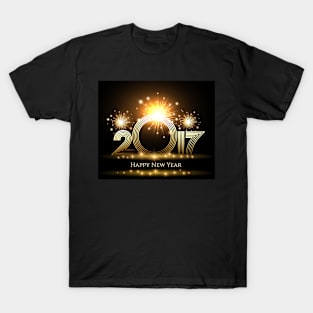 Happy New Year Card Design T-Shirt